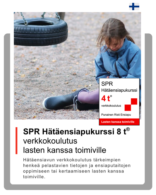 SPR Hätäensiapukurssi 4 t® - Lasten kanssa toimiville
